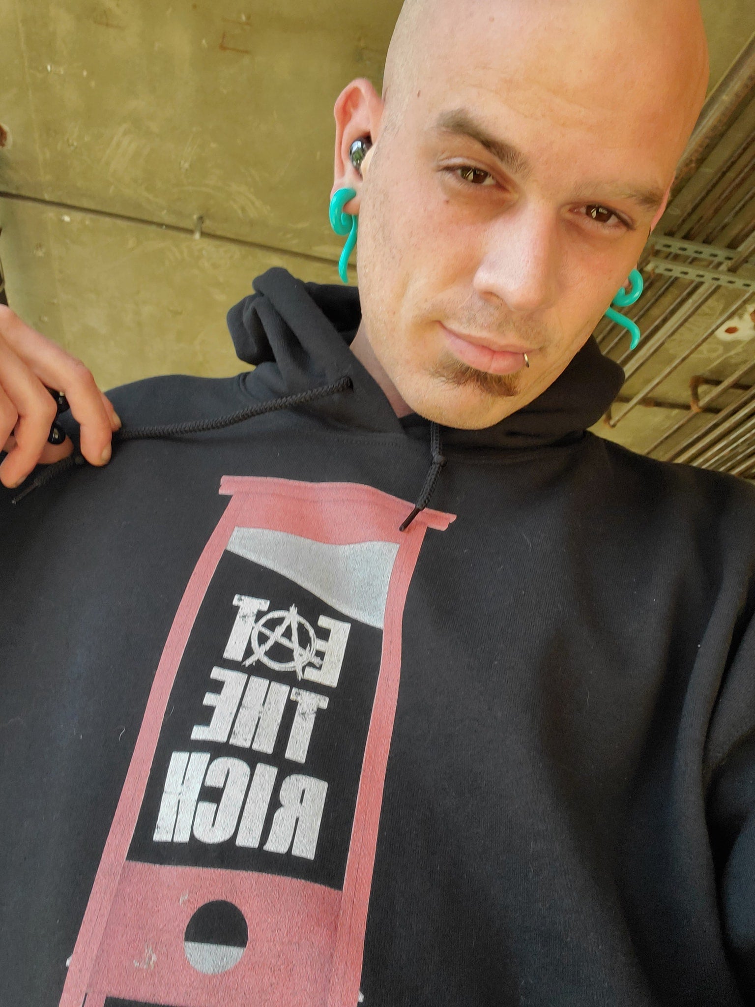 Eat the Rich Premium eco hoodie