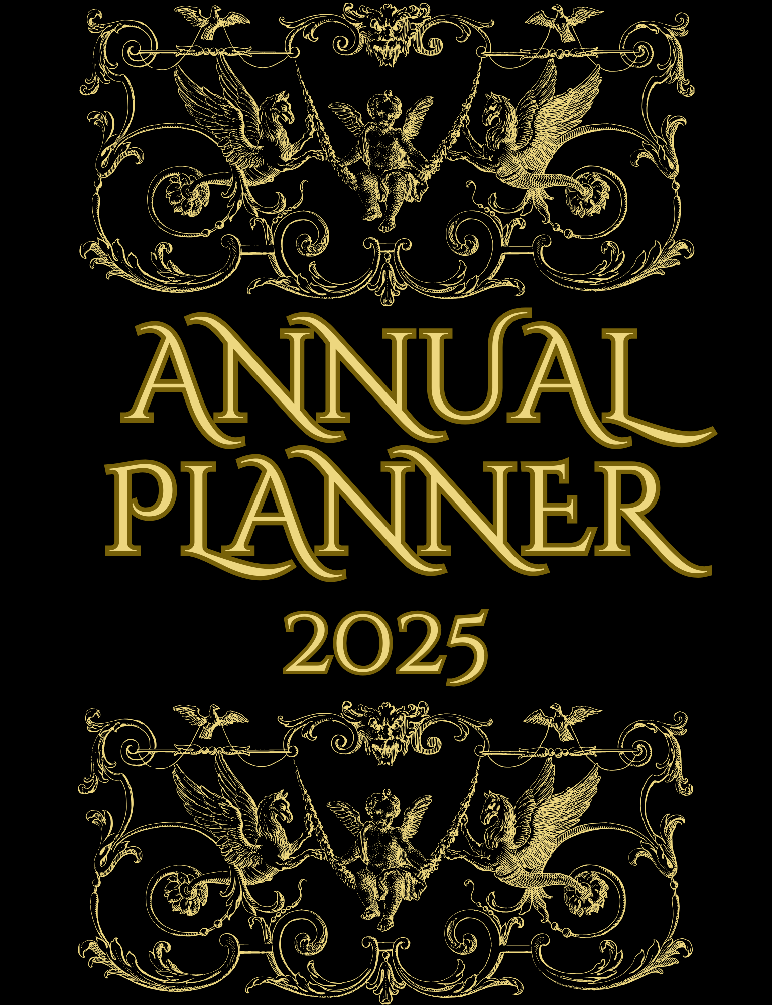 Dark Academia Annual Planner